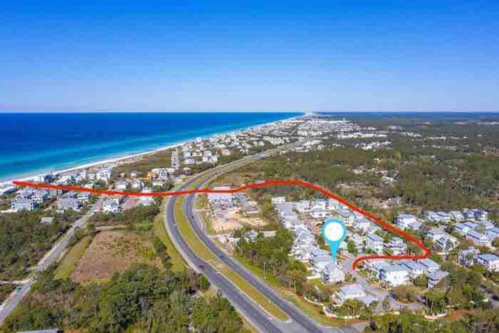 30A Coastal Home Walk To Beach, Lake & Pool Inlet Beach Eksteriør bilde